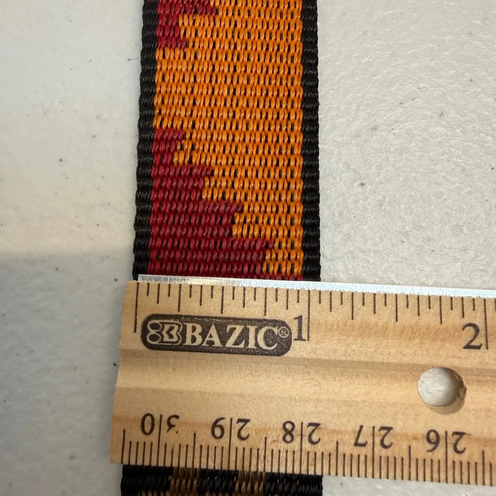 Bison Designs Aztec Print Belt Medium Southwestern Western Gorpcore